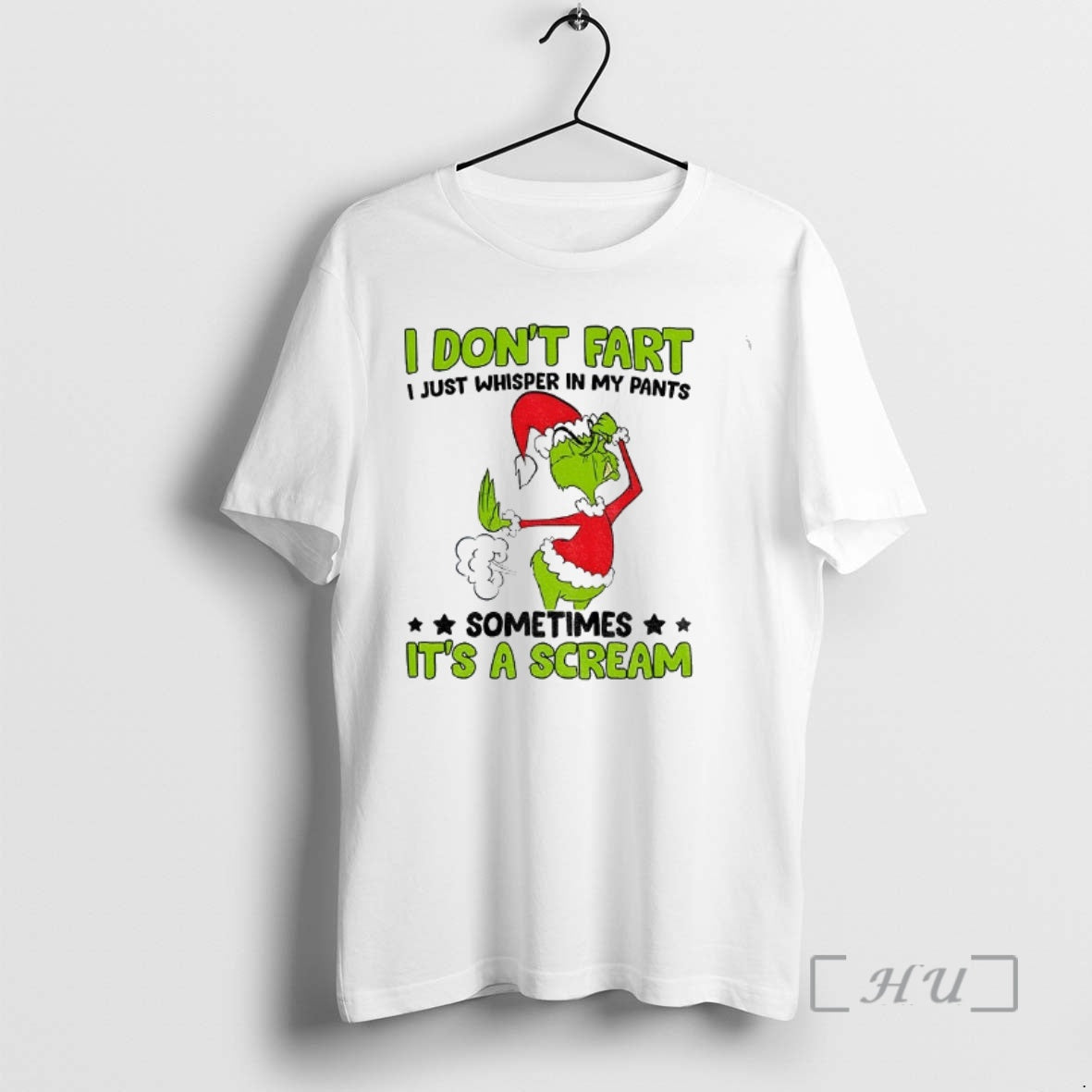 Officials Grinch Santa Hat I Dont Fart I Just Whisper In My Pants Sometimes Its