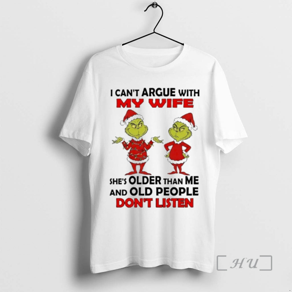 Officials Grinch I Cant Argue With My Wife Shes Older Than Me And Old People