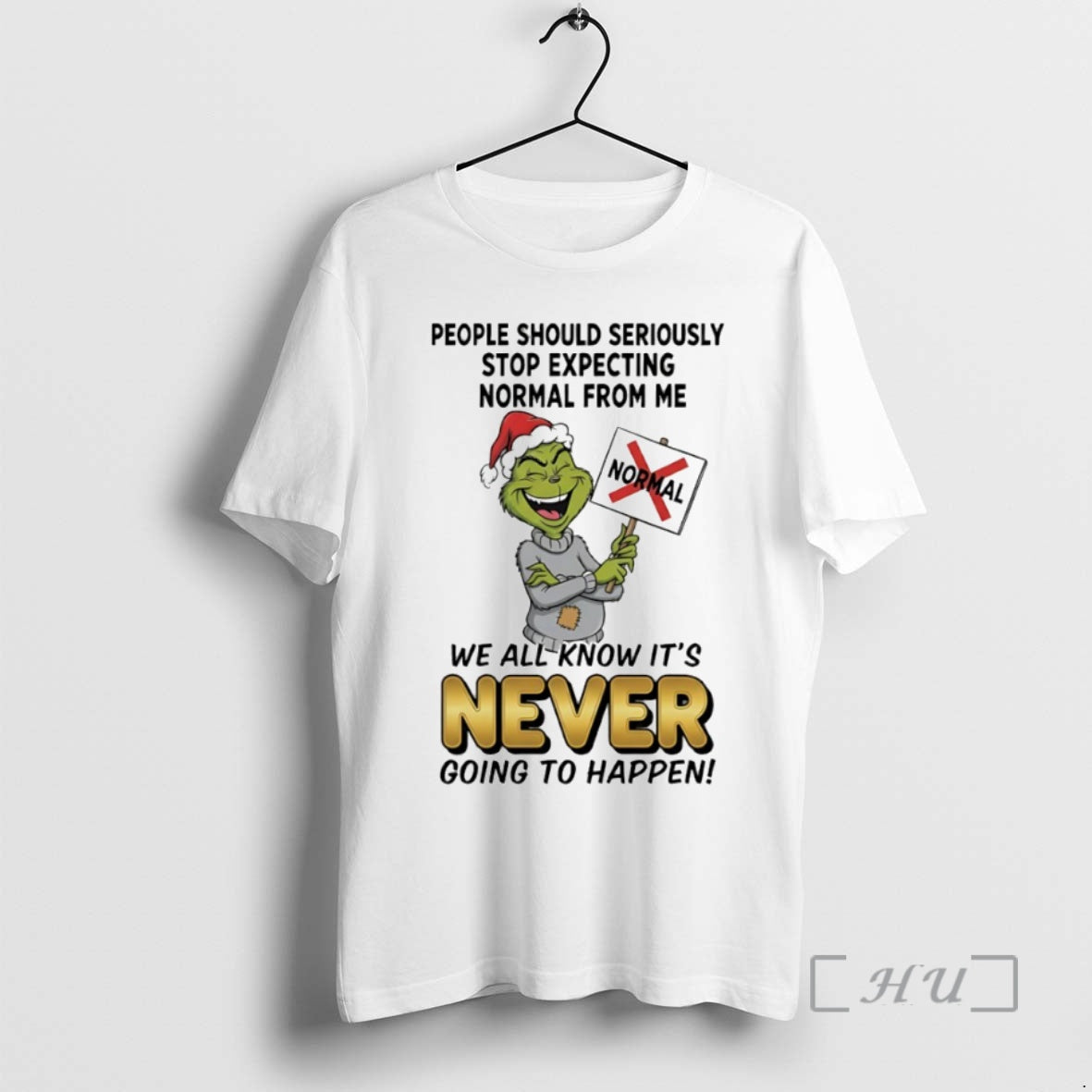 Officials Grinch We All Know Its Never Going To Happen Circle Premium T Shirts Sweater