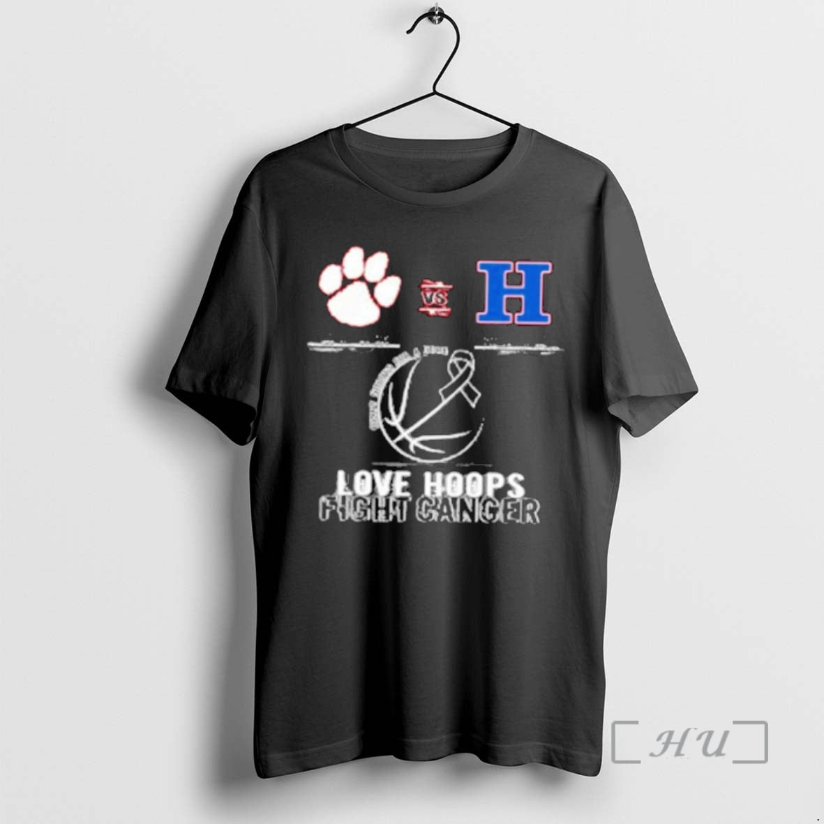 Officials Highlands Bluebirds Vs Beechwood Tiger 2026 Love Hoops Fight Cancer Premium T Shirts Sweater
