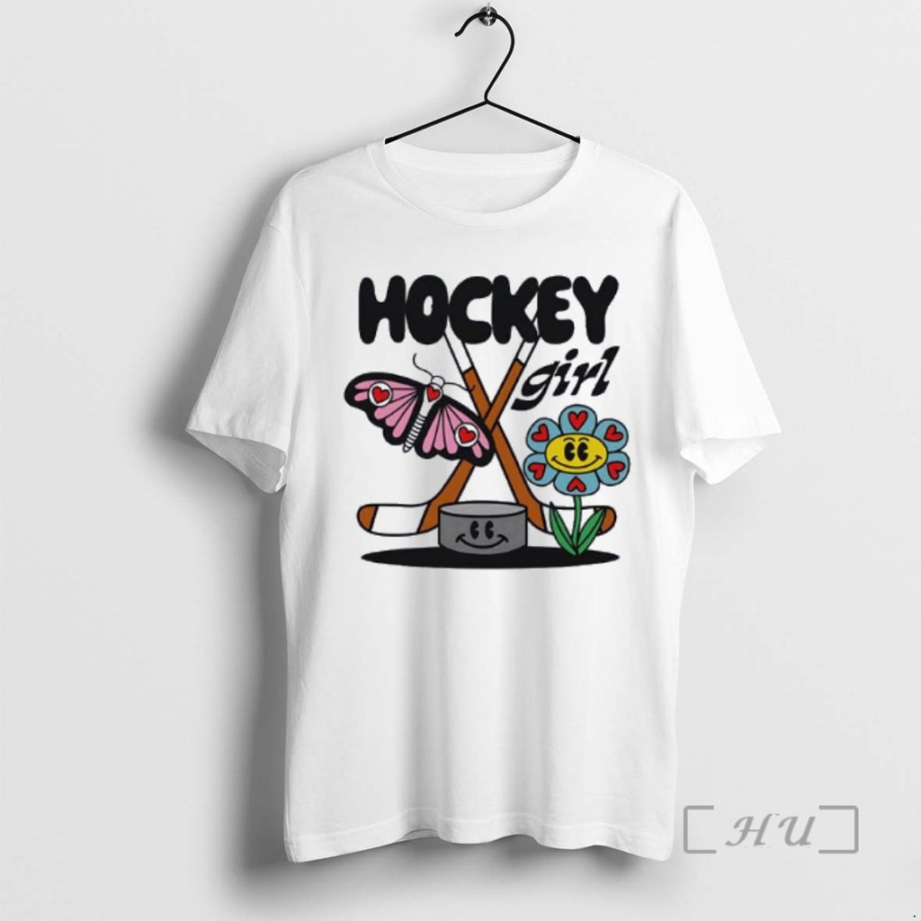 Officials Hockey Girl Toddler Butterfly And Flower
