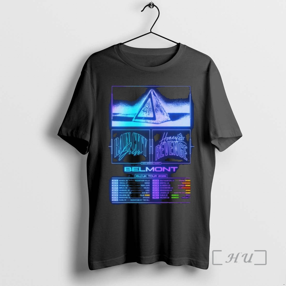 Officials Honey Revenge And Rain City Drive Eu Uk Tour 2026 Premium T Shirts Sweater