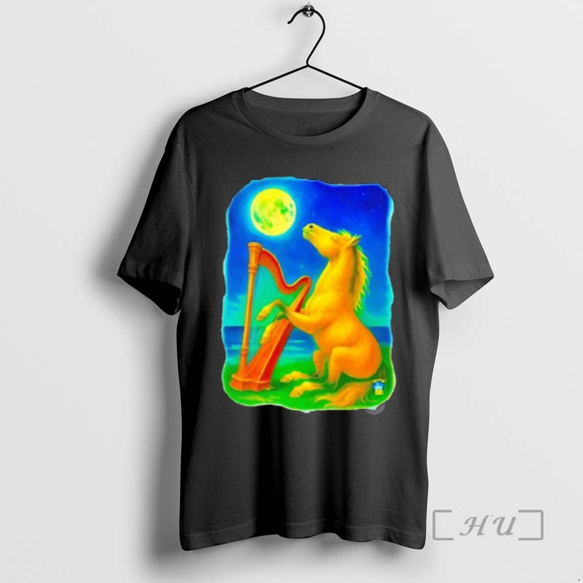Officials Horse Lovers Musical Moon Harp Art