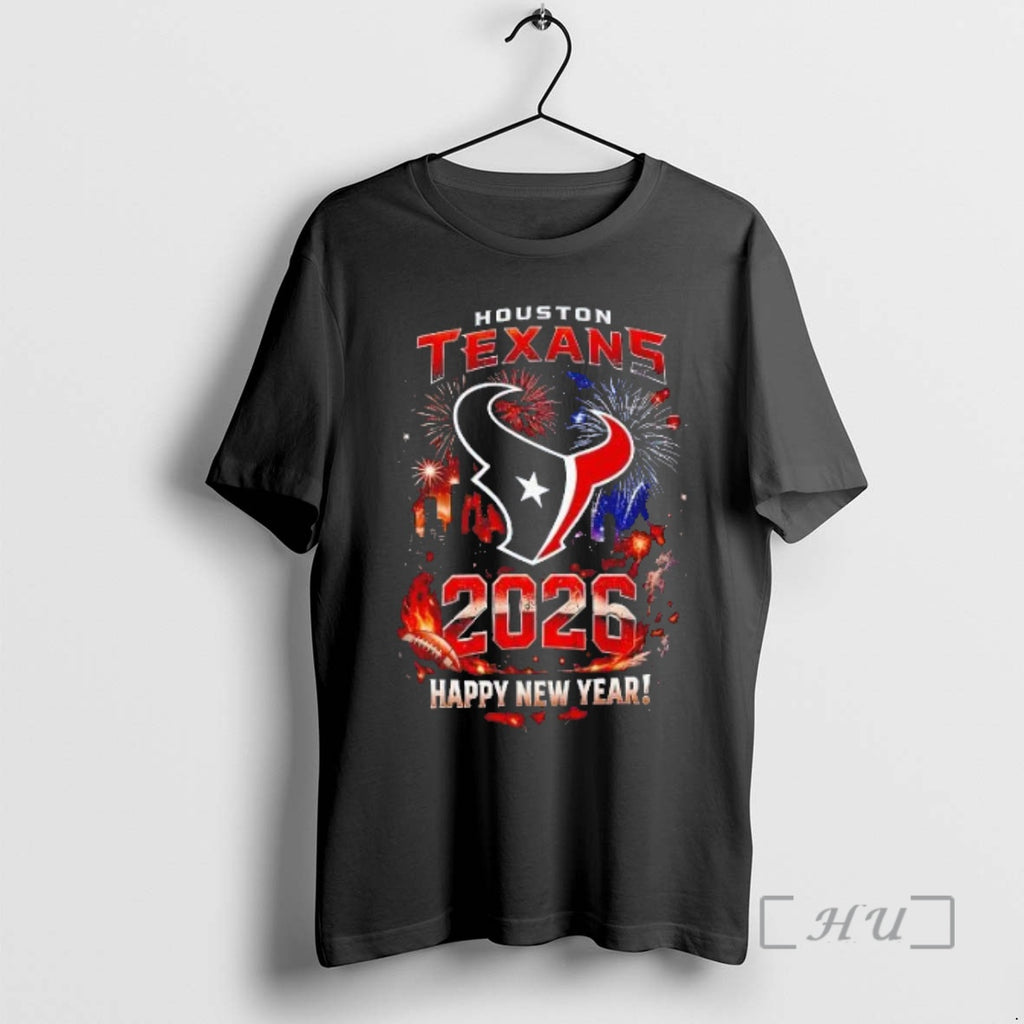 Officials Houston Texans Happy New Year 2026 Two Side A1