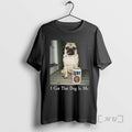 Officials I Got That Dog In Me Pug Lite Beer Circle Black Premium T Shirts
