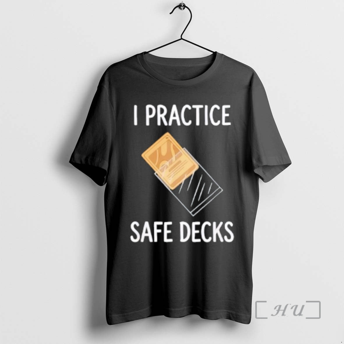 Officials I Practice Safe Decks Trading Card Game Pun Humor