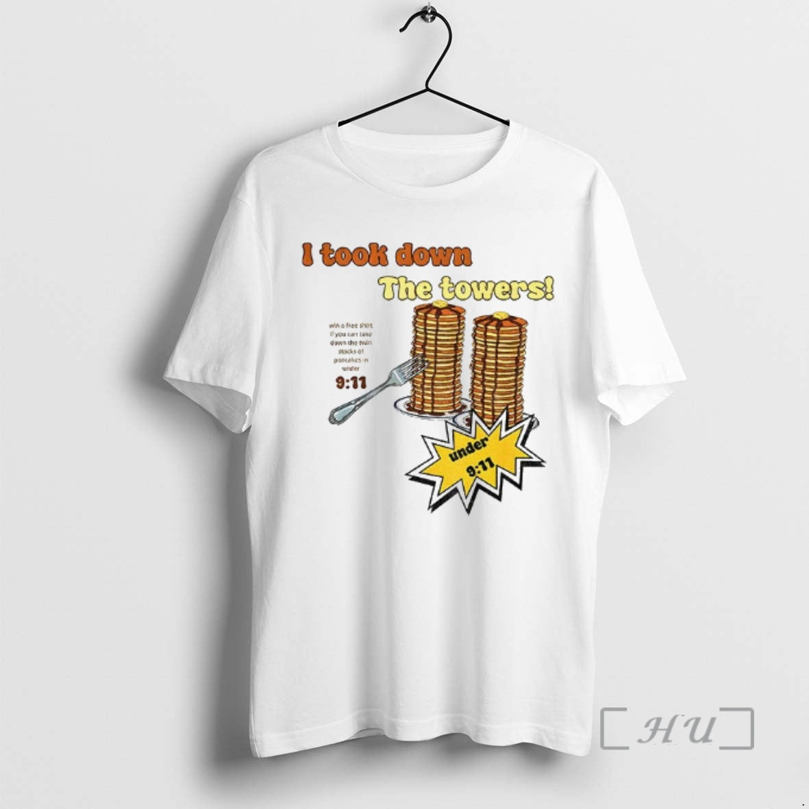 Officials I Took Down The Towers Pancake Meme Vintage 9 11 Twin Tower Joke Premium