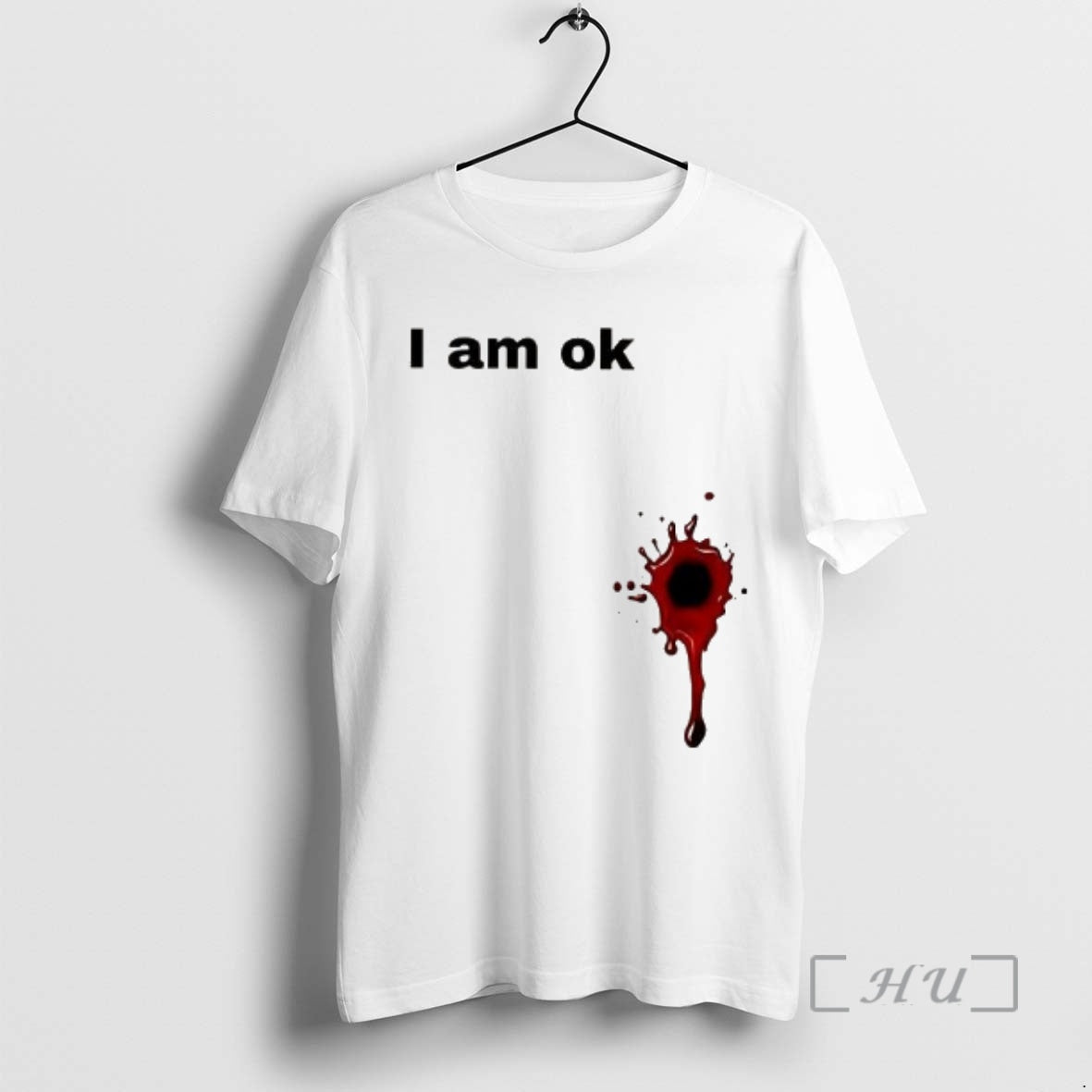 Officials I Am Ok Blood Splatter