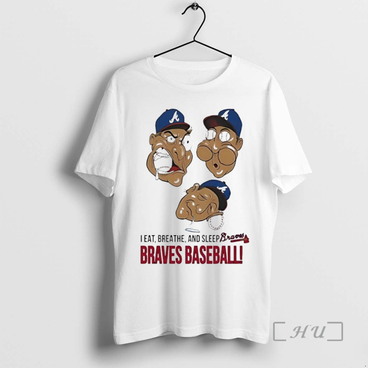 Officials I Eat Breathe And Sleep Braves Baseball Circle