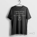 Officials I Keep All My Dad Jokes In A Dad A Base Premium T Shirts