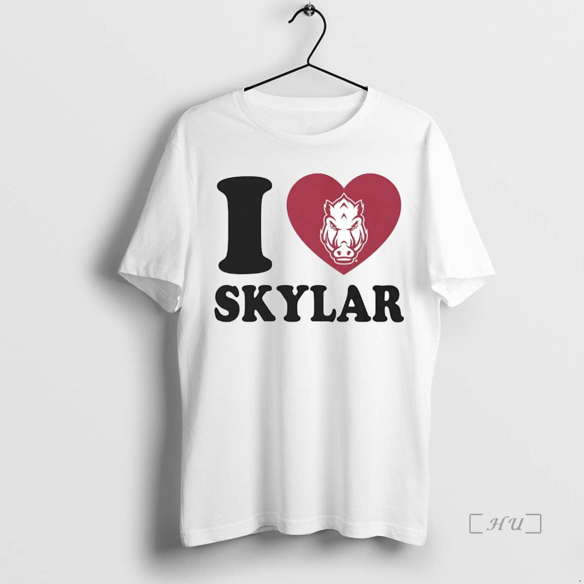 Officials I Love Skylar Ellison Heart Arkansas Razorbacks