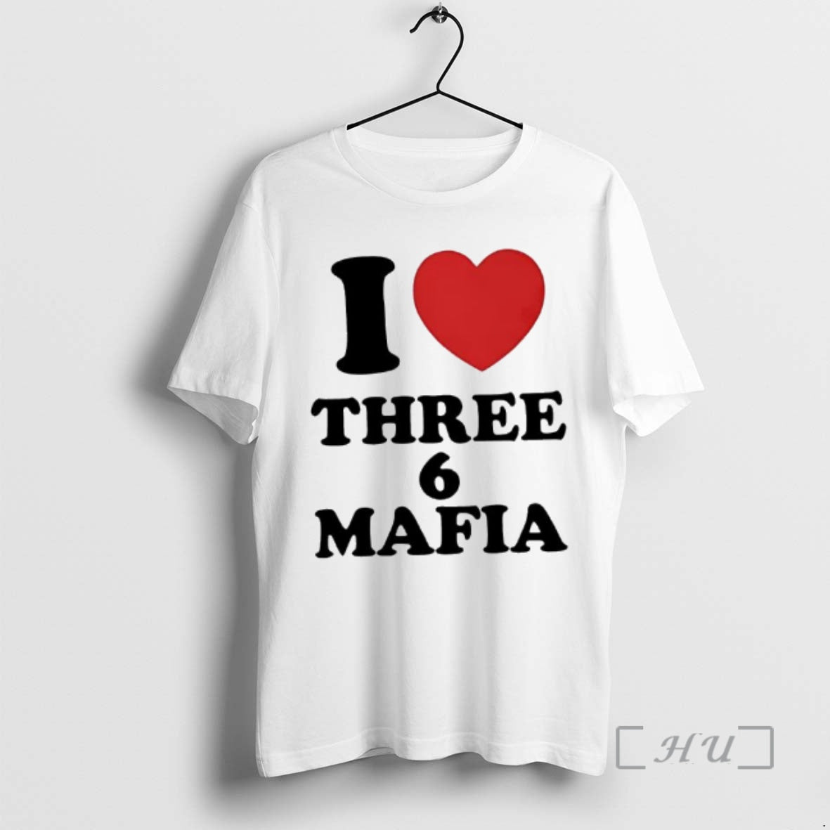 Officials I Love Three 6 Mafia Heart Symbol Graphic