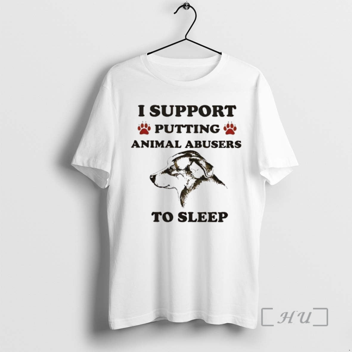 Officials I Support Putting Animal Abusers To Sleep Dog Graphic
