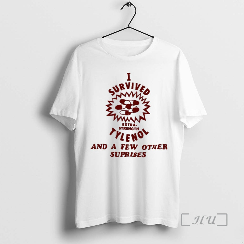 Officials I Survived Extra Strength Tylenol And A Few Other Surprises Premium T Shirts Sweater