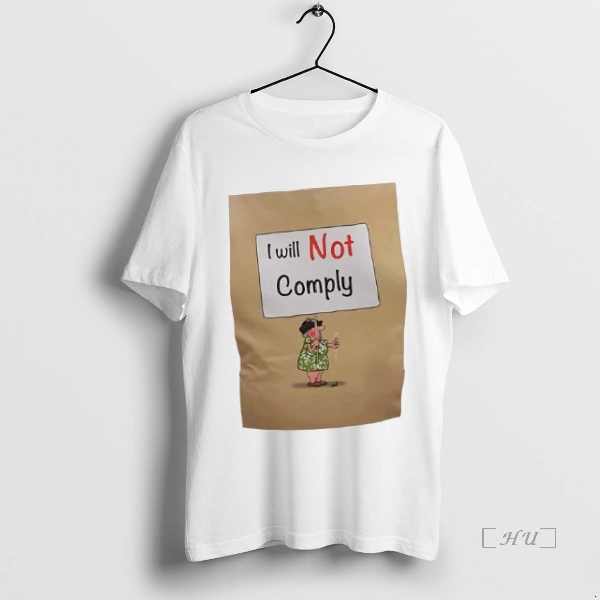 Officials I Will Not Comply Graphic