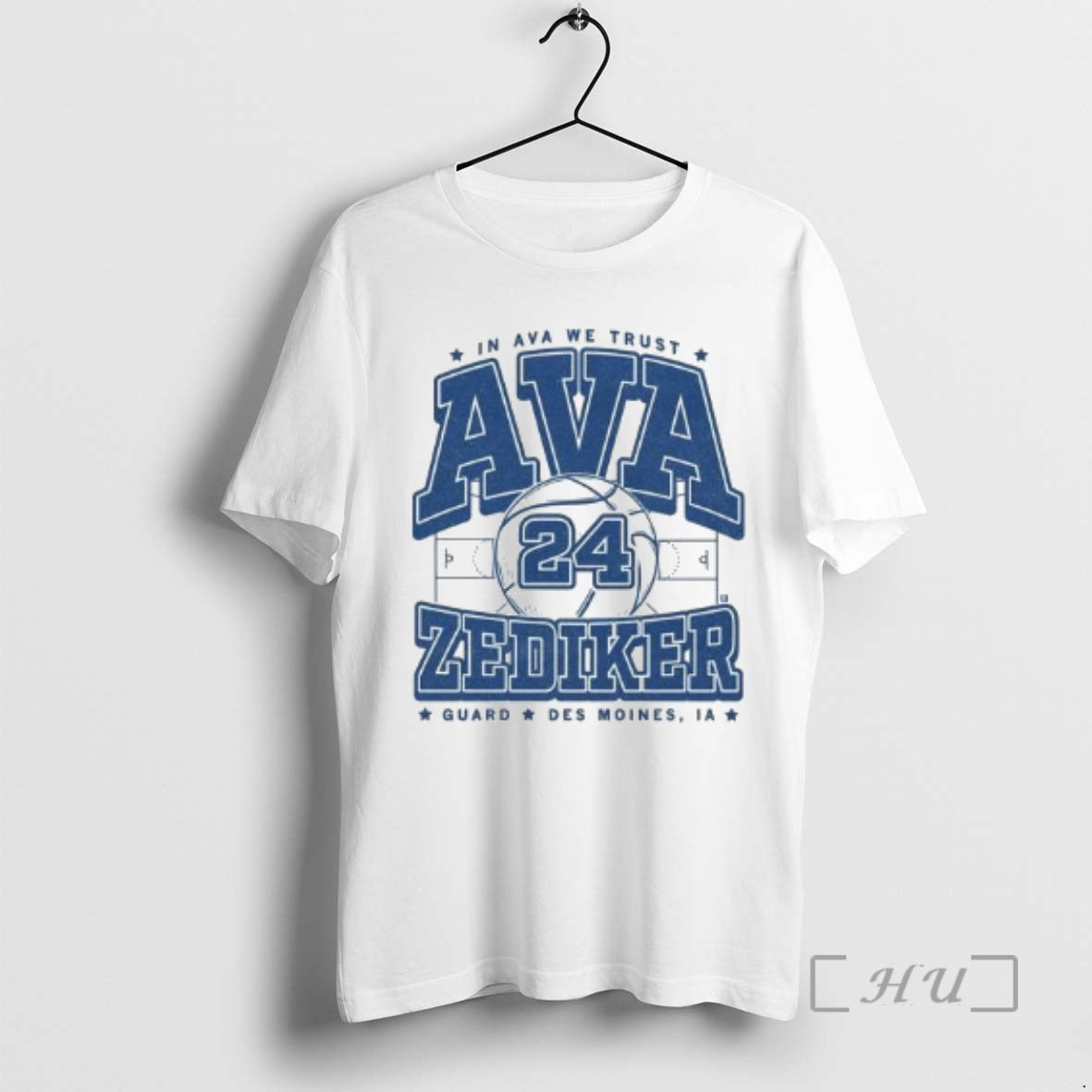 Officials In Ave We Trust Ava Zediker Guard Des Moines Ia Circle White Premium