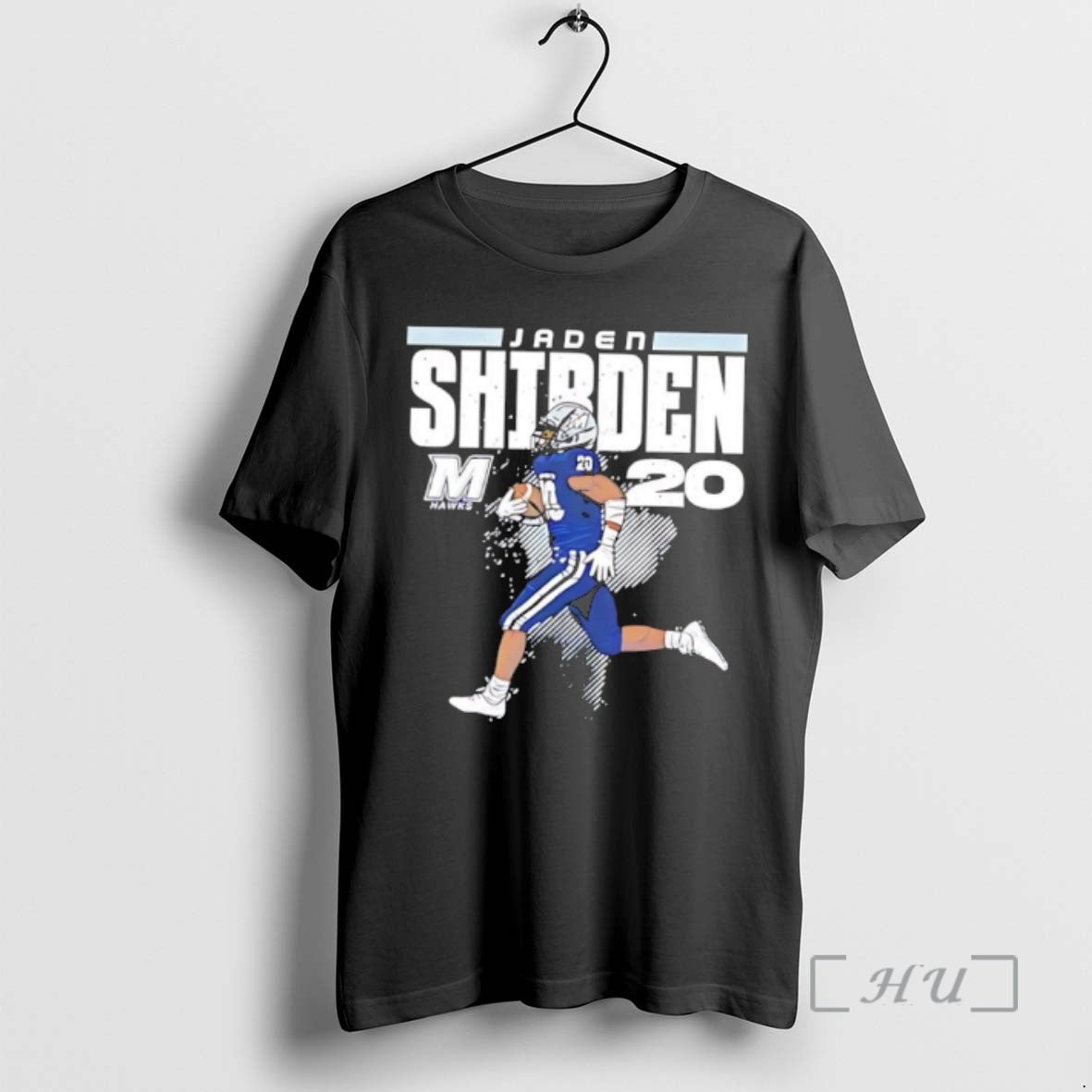 Officials Jaden Shirden Monmouth Football Ncaa Caricature
