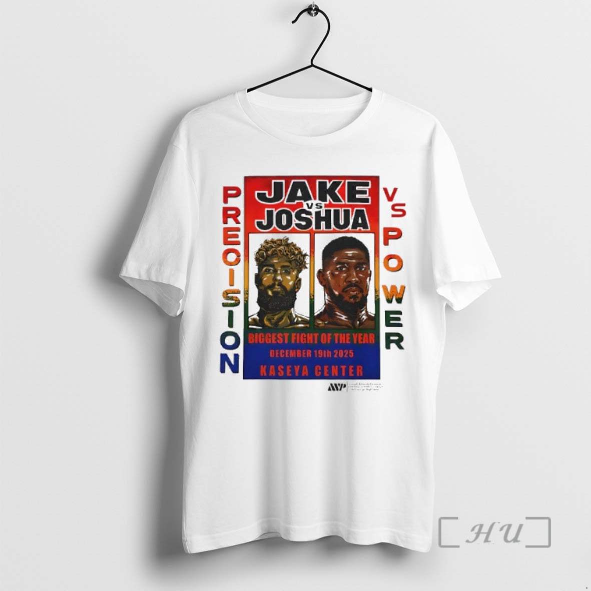 Officials Jake Paul Vs Joshua Biggest Fight Of The Year 2025 Graphic Premium T Shirts