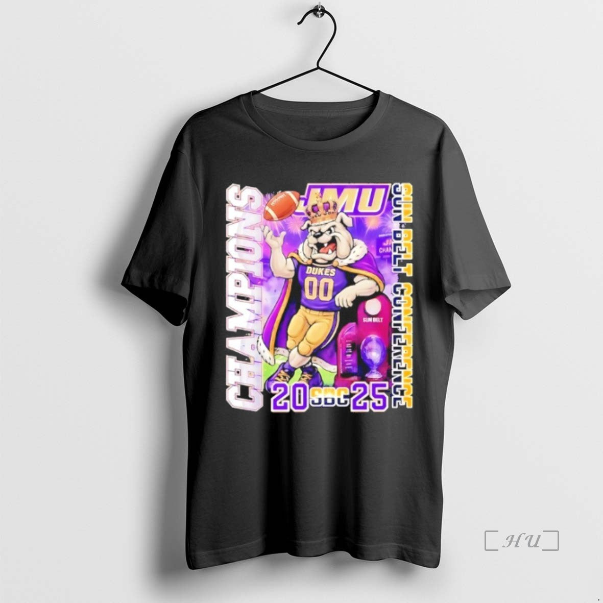 Officials James Madison Dukes Sun Belt Conference Champions Mascot 2025