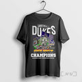 Officials James Madison Dukes Beat Troy Trojans Sun Belt Champions 2025 Mascot Premium T Shirts