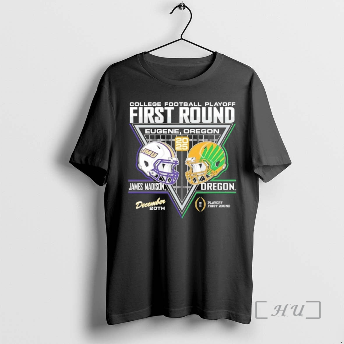 Officials James Madison Vs Oregon College Football Playoffs Round Matchup 2025 Premium T Shirts Sweater