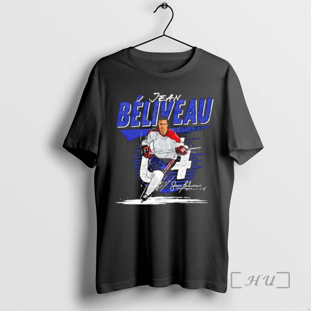 Officials Jean Beliveau Montreal Comet Signature Hockey Player