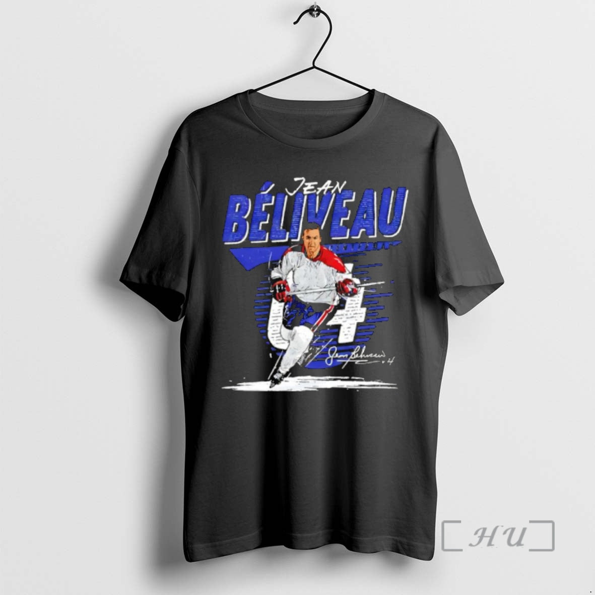 Officials Jean Beliveau Montreal Comet Signature Hockey Player