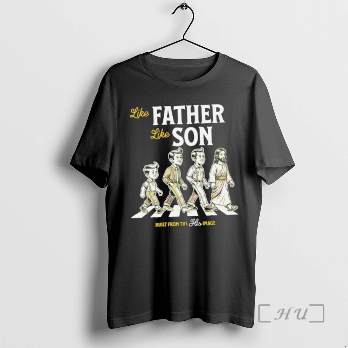 Officials Jesus Like Father Like Son Abbey Road Built From The Image Premium T Shirts