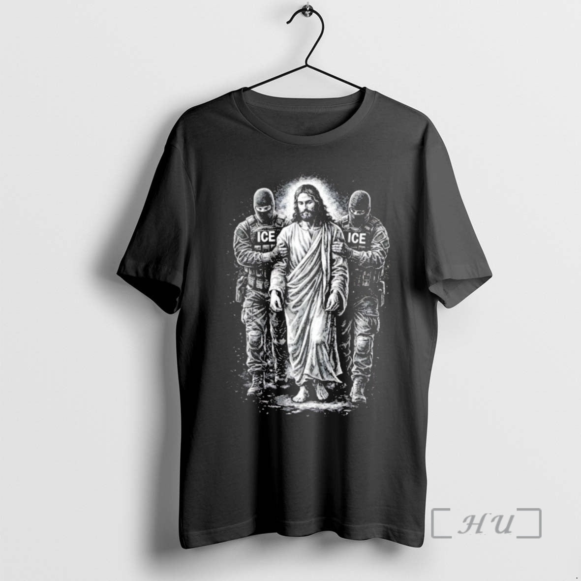 Officials Jesus Arrested Anti Ice Sarcastic Immigrant Rights Political Protest
