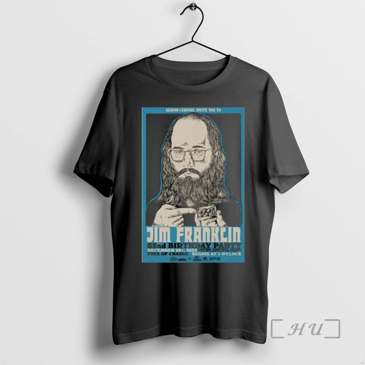 Officials Jim Franklin 82nd Birthday Party Empire Control Room December 28 2025 Premium T Shirts