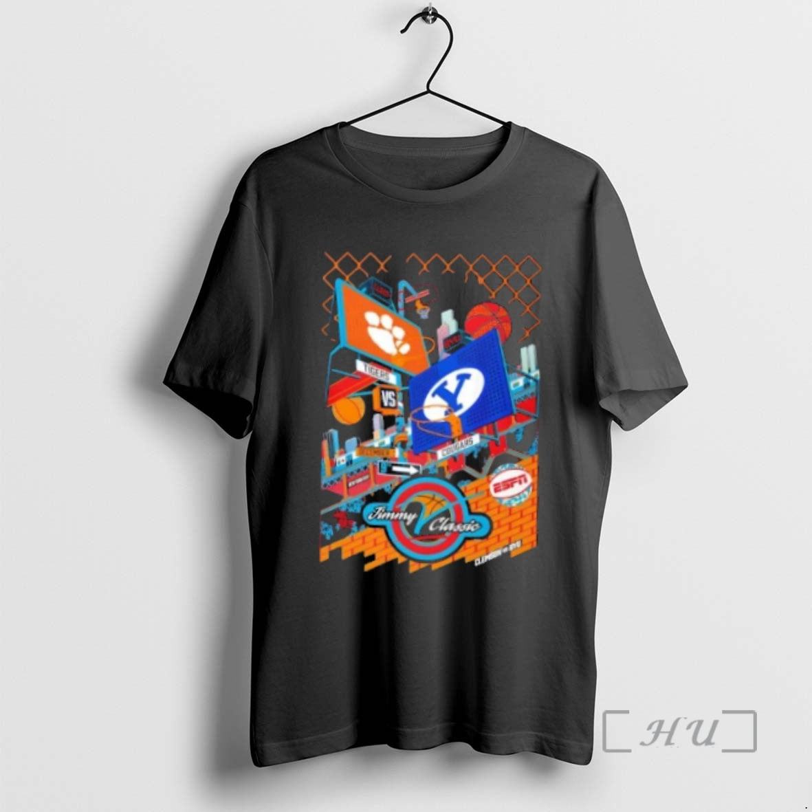 Officials Jimmy Classic Clemson Tigers Vs Byu Cougars Huskies 9th December Premium T Shirts Sweater