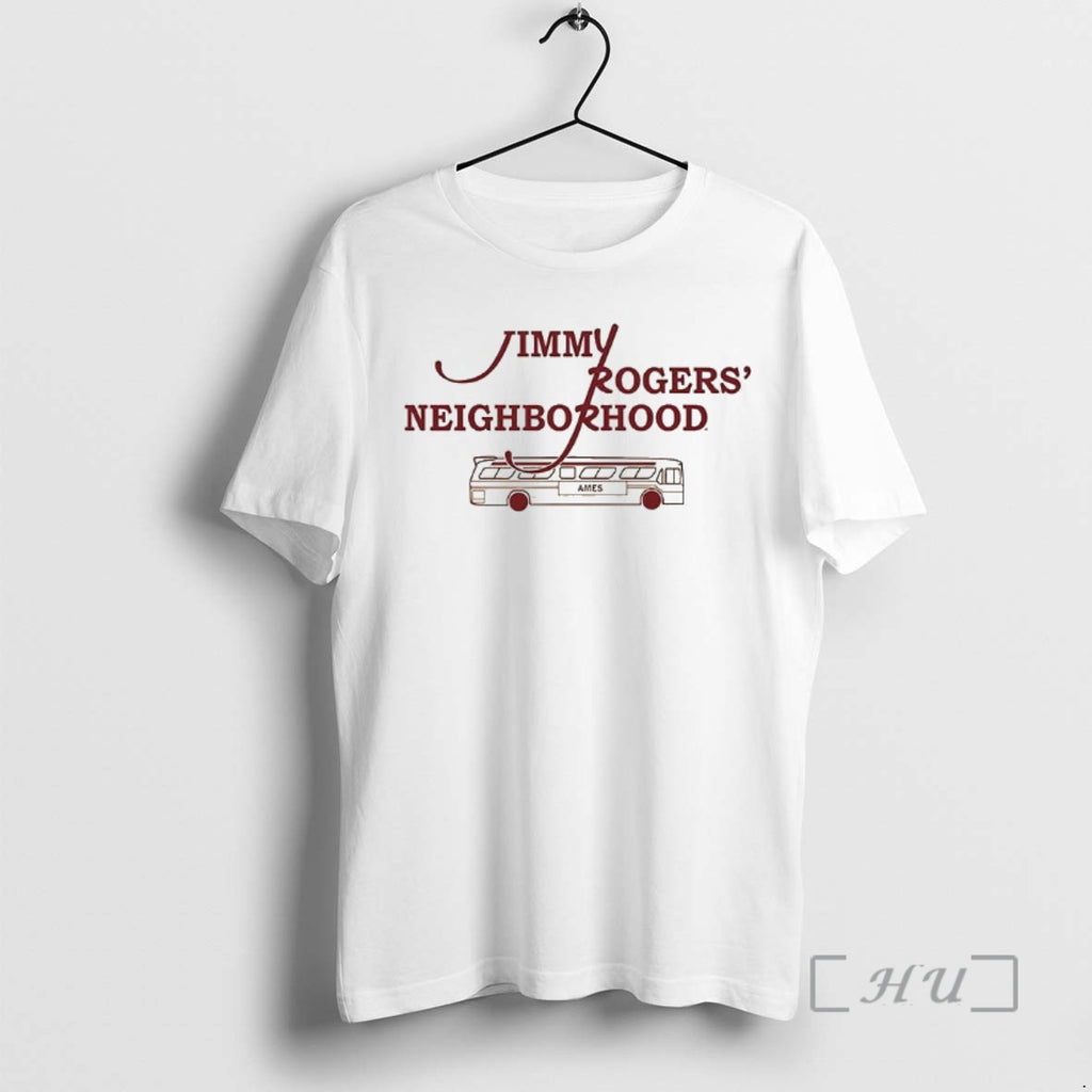 Officials Jimmy Rogers Neighborhood Tv Series Bus Retro