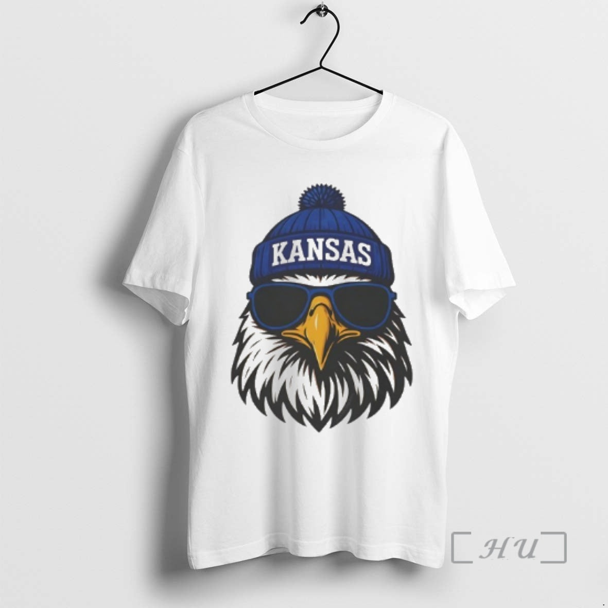 Officials Kansas Jayhawks Jayhawk With Hat And Glasses