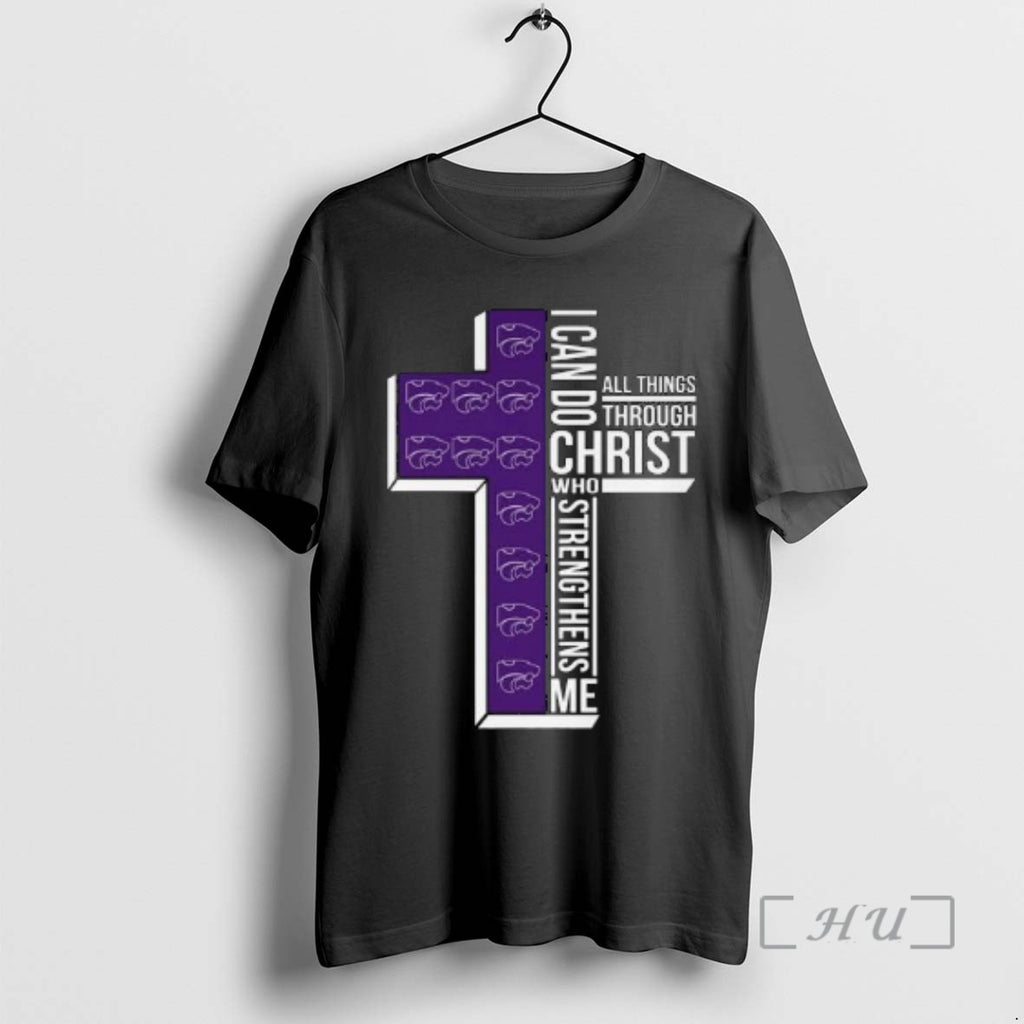 Officials Kansas State Wildcats I Can Do All Things Through Christ Who Strengthens Me Cross