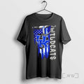 Officials Kentucky Wildcats Football Battle Shattered Usa Flag Rip Design