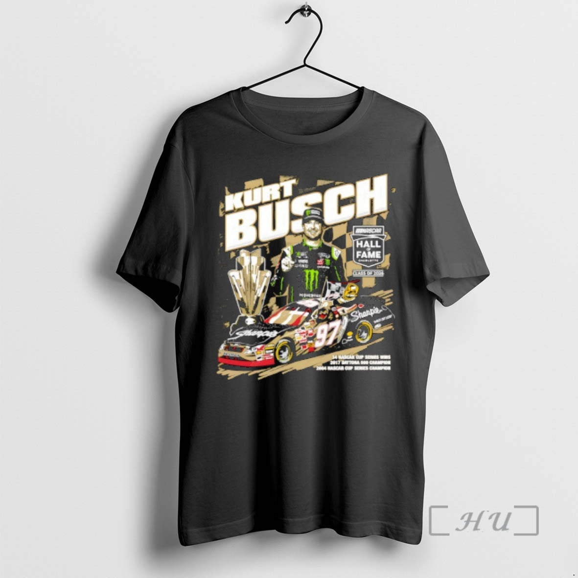 Officials Kurt Busch Checkered Flag Sports Nascar 2026 Hall Of Fame Premium T Shirts Sweater