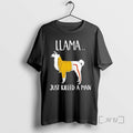 Officials Llama Just Killed A Man Funny Ornaments