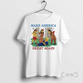 Officials Make America Great Again Native Americans Circle