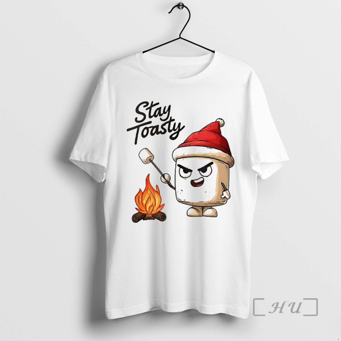Officials Marshmallows Santa Hat Stay Toasty Christmas Love Yourself