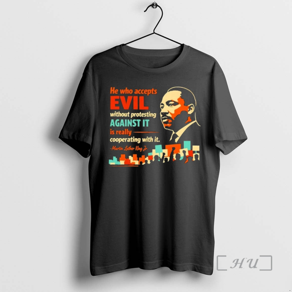 Officials Martin Luther King Jr He Who Accepts Evil Without Protesting Against It Is Really