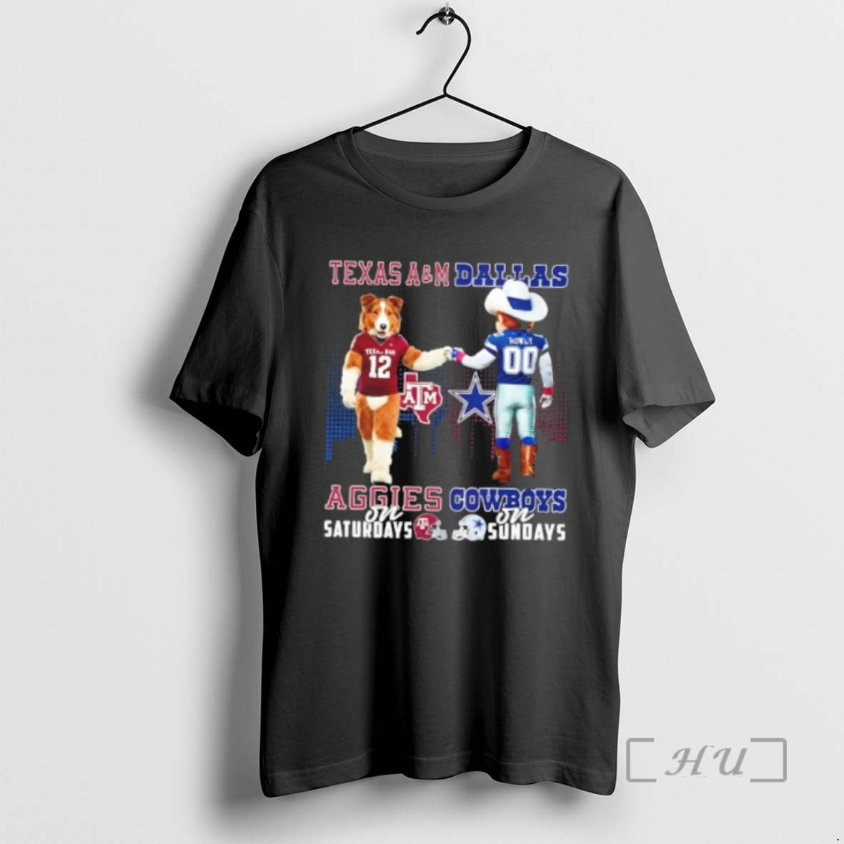 Officials Mascots Texas Am Aggies On Saturdays X Dallas Cowboys On Sundays Skyline Premium