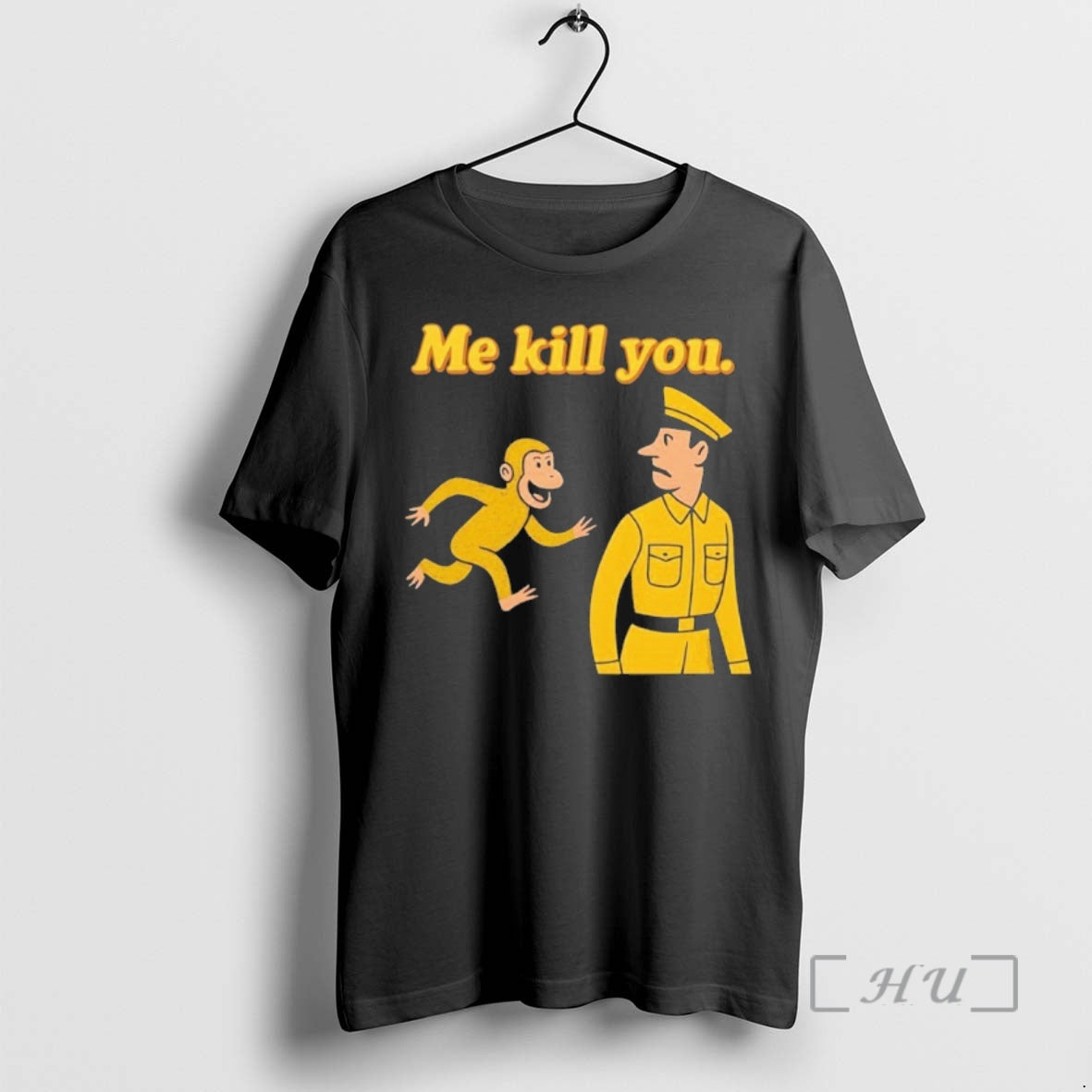 Officials Me Kill You Monkey Cartoon Warning