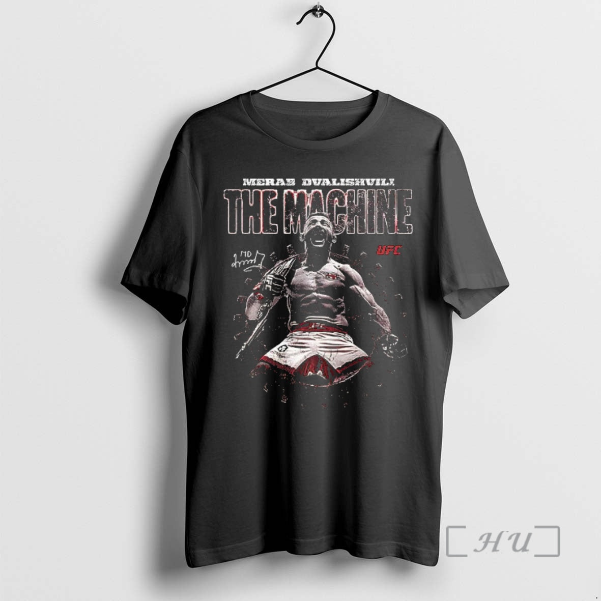 Officials Merab Dvalishvili Ufc Fighter The Machine Signature