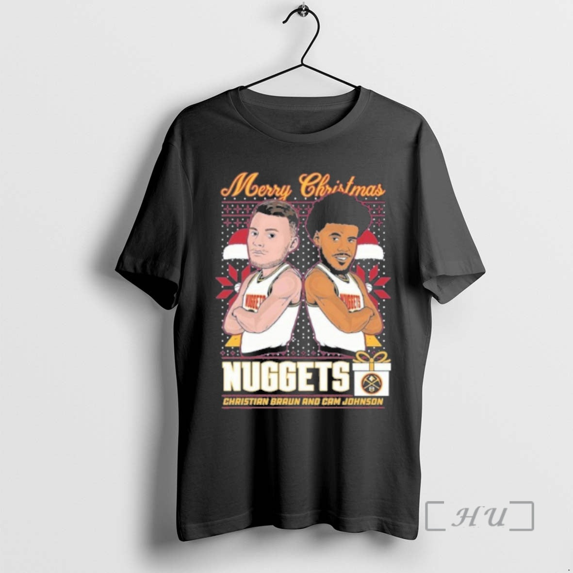 Officials Merry Christmas Denver Nuggets Braun Johnson