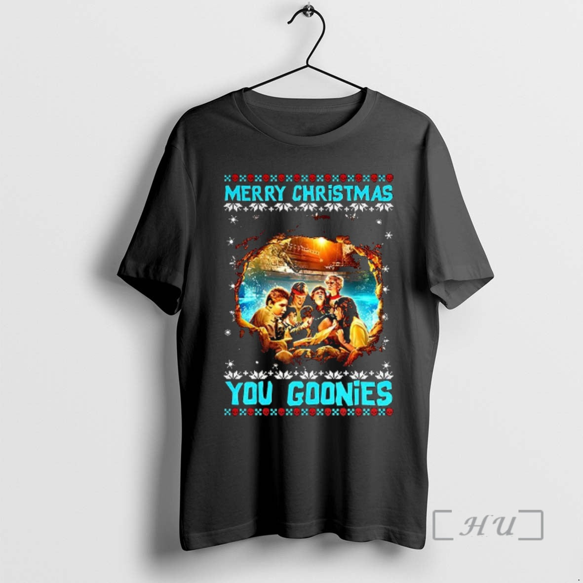 Officials Merry Christmas You Goonies Classic Adventure Ugly Xmas