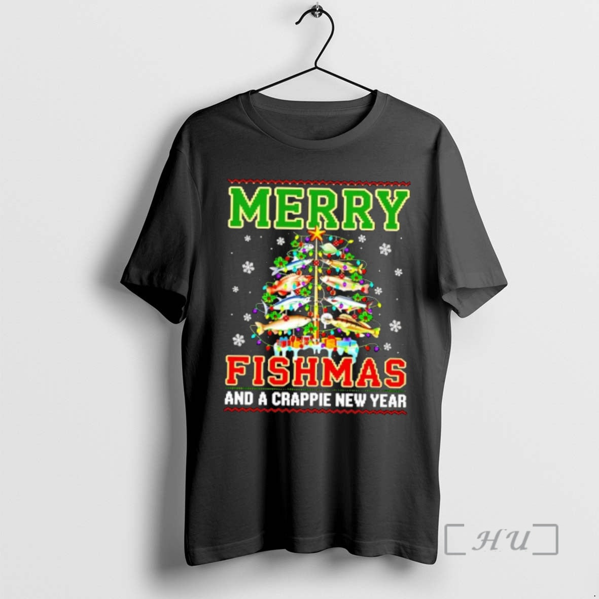 Officials Merry Fishmas And Crappie New Year Design
