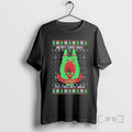 Officials Merry Xmas Feet First Into Snow Ugly Christmas Sweat