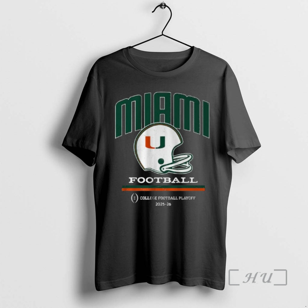 Officials Miami Football 2025 Cfp Vintage Helmet