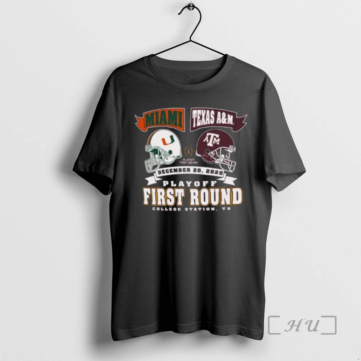 Officials Miami Vs Texas Am Cfp Round 1 Head 2 Head Helmet Dec 20 2025