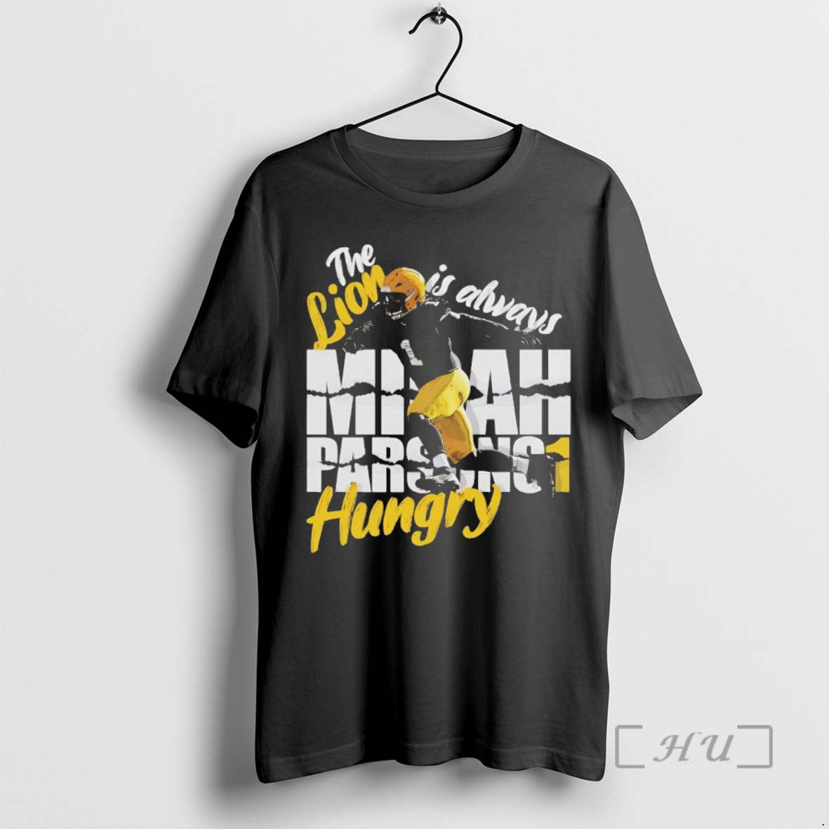 Officials Micah Parsons The Lion Is Always Hungry Green Bay Packers Chriast Premium T Shirts